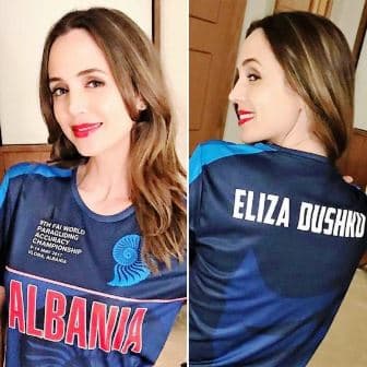 Eliza Dushku është imazhi kryesor i kampionatit të 9-të Botëror të Fluturimeve të Lira.