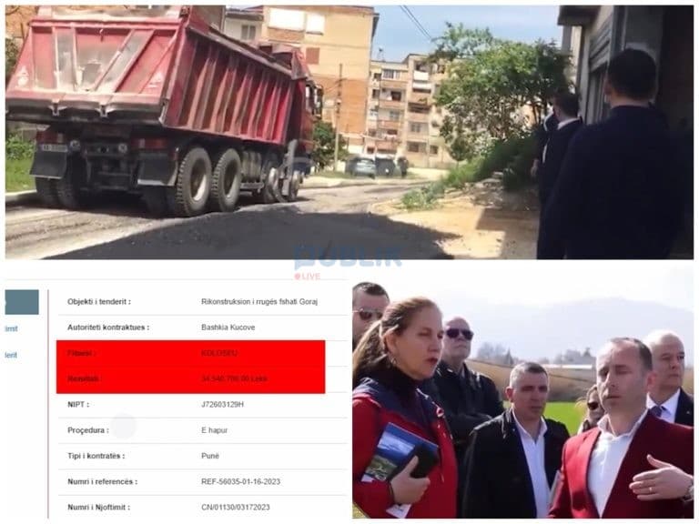 Kuçovë,  Asfalt në kohë fushate. 360 mln lekë për 1.5 km rrugë fshati