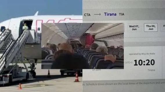 SKANDALI i radhës/ Wizz air pasi i zbret nga avioni i lë pasagjerët  14  orë në aeroport.