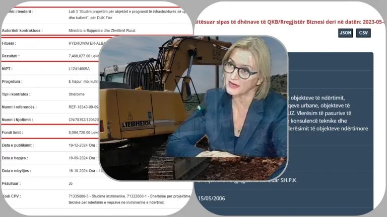 Ministrja  Denaj i jep 90 milionë lekë Llambit të arrestuar për abuzim me tenderat