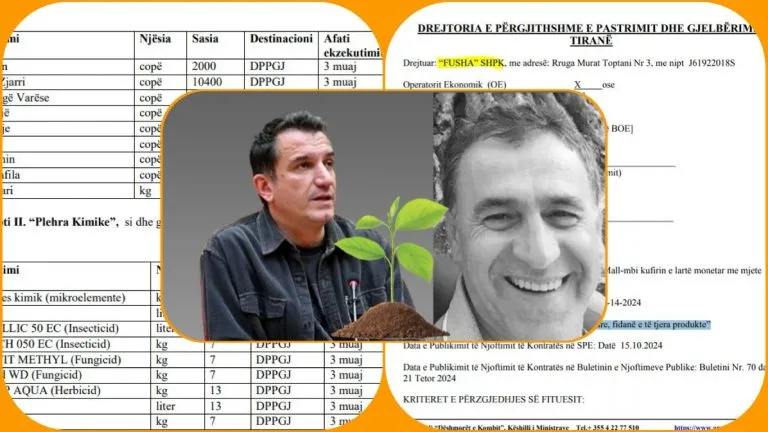 Fusha merr edhe 160 milionë lekë nga Veliaj për farëra dhe fidanë
