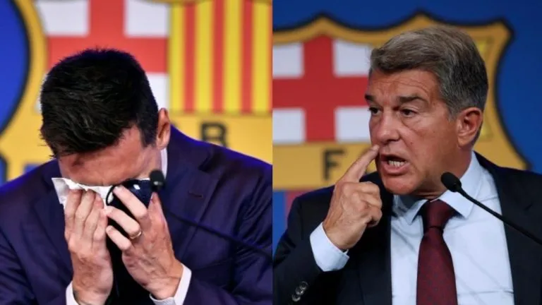 Laporta rikthehet te largimi i Messit: Momenti më i dhimbshëm