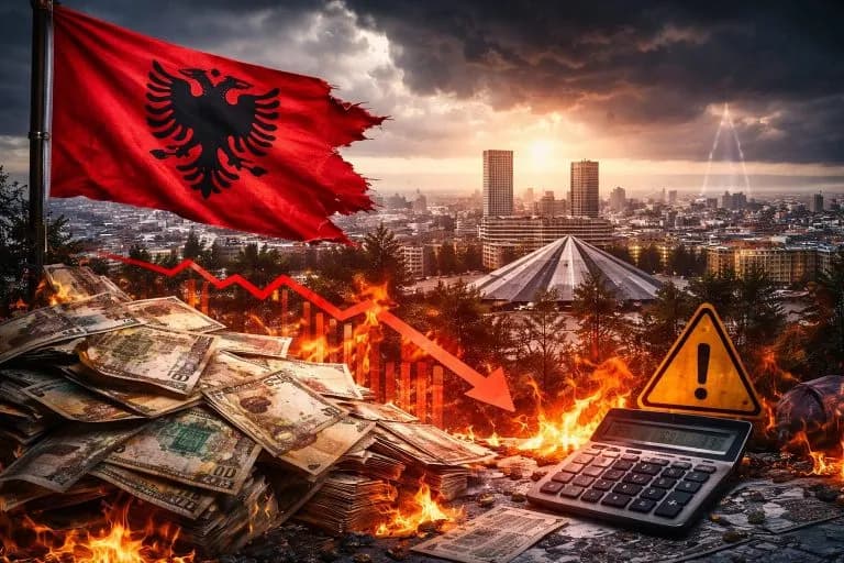 “Shqipëria drejt krizë si në ’97, ekonomia ‘pikiatë’ nga eurot e pista”