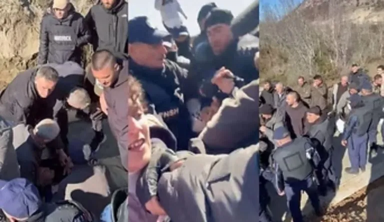 Nuk ndalet protesta e banorëve të Rrjollit,përplasje me policinë