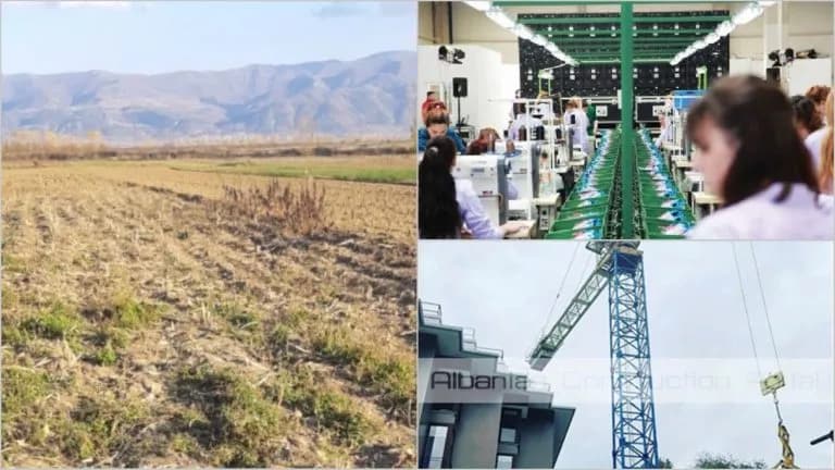 Bujqësia dhe industria në rënie të thellë