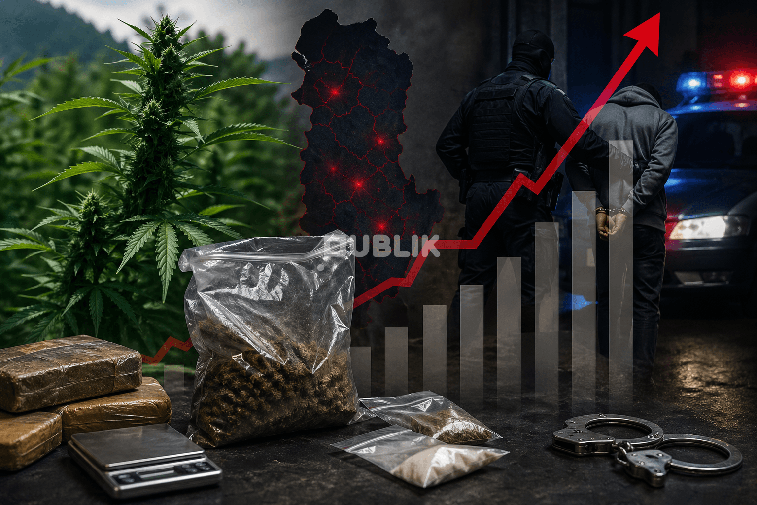 Krimet në fushën e drogës arritën rekord në 2025-ën