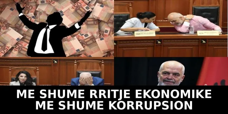 EDHE KURRUPSION,  EDHE RRITJE EKONOMIKE