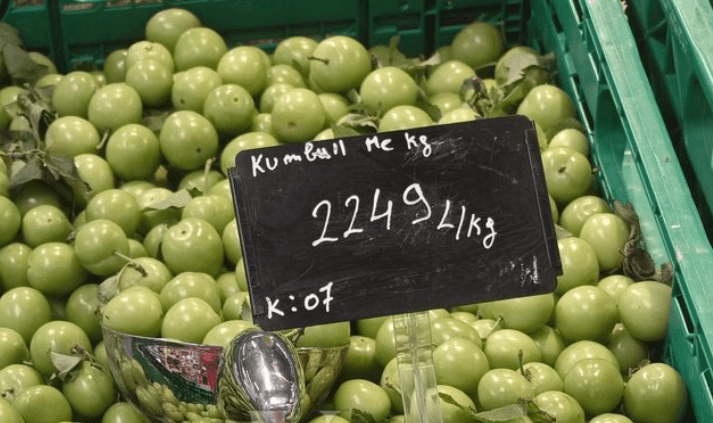 Çmenduria e çmimeve s’ka fund, kumbulla po shitet 22 mijë lekë/kg