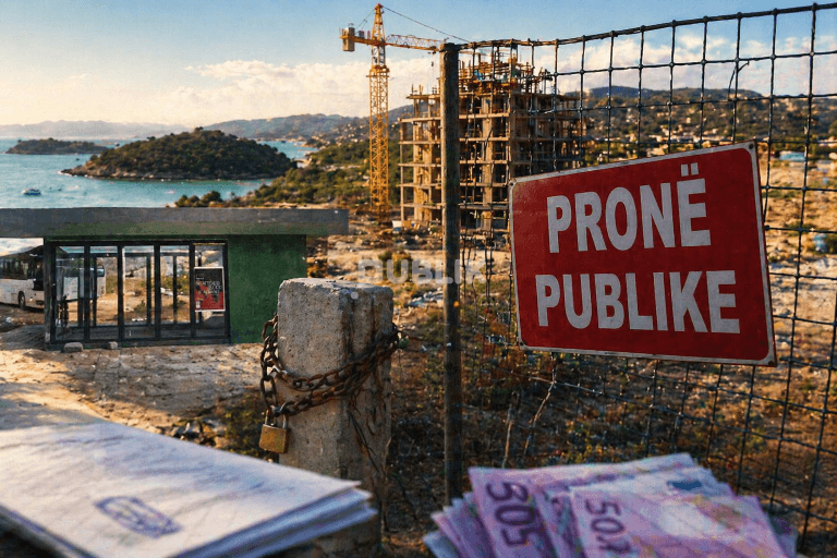 Denincimi: Zaptohet prona publike në Ksamil, heshtje nga institucionet