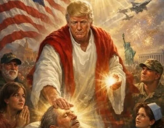 Trump nuk kursen as Papën, e portretizon veten si “Mesia”