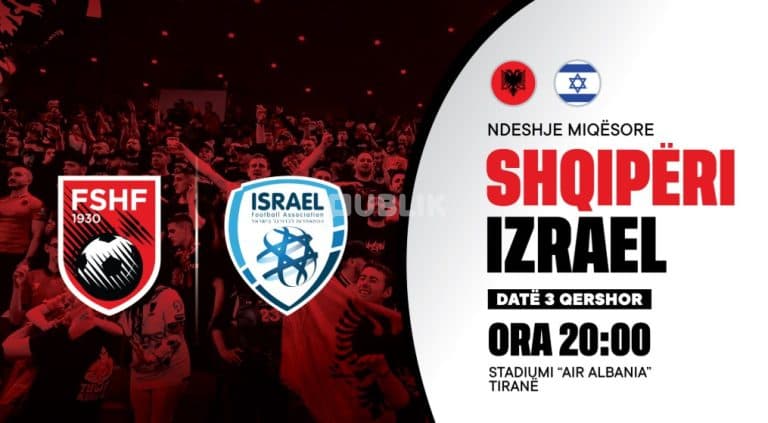Zyrtarizohet miqësorja, Shqipëria përballet me Izraelin në “Air Albania”