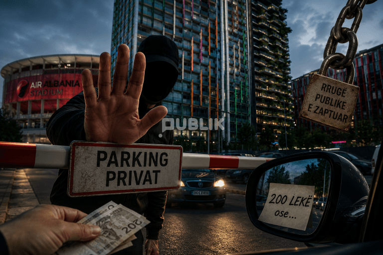 Denoncimi: Prona publike te pallati “Ambasador 3” kthehet në parking privat