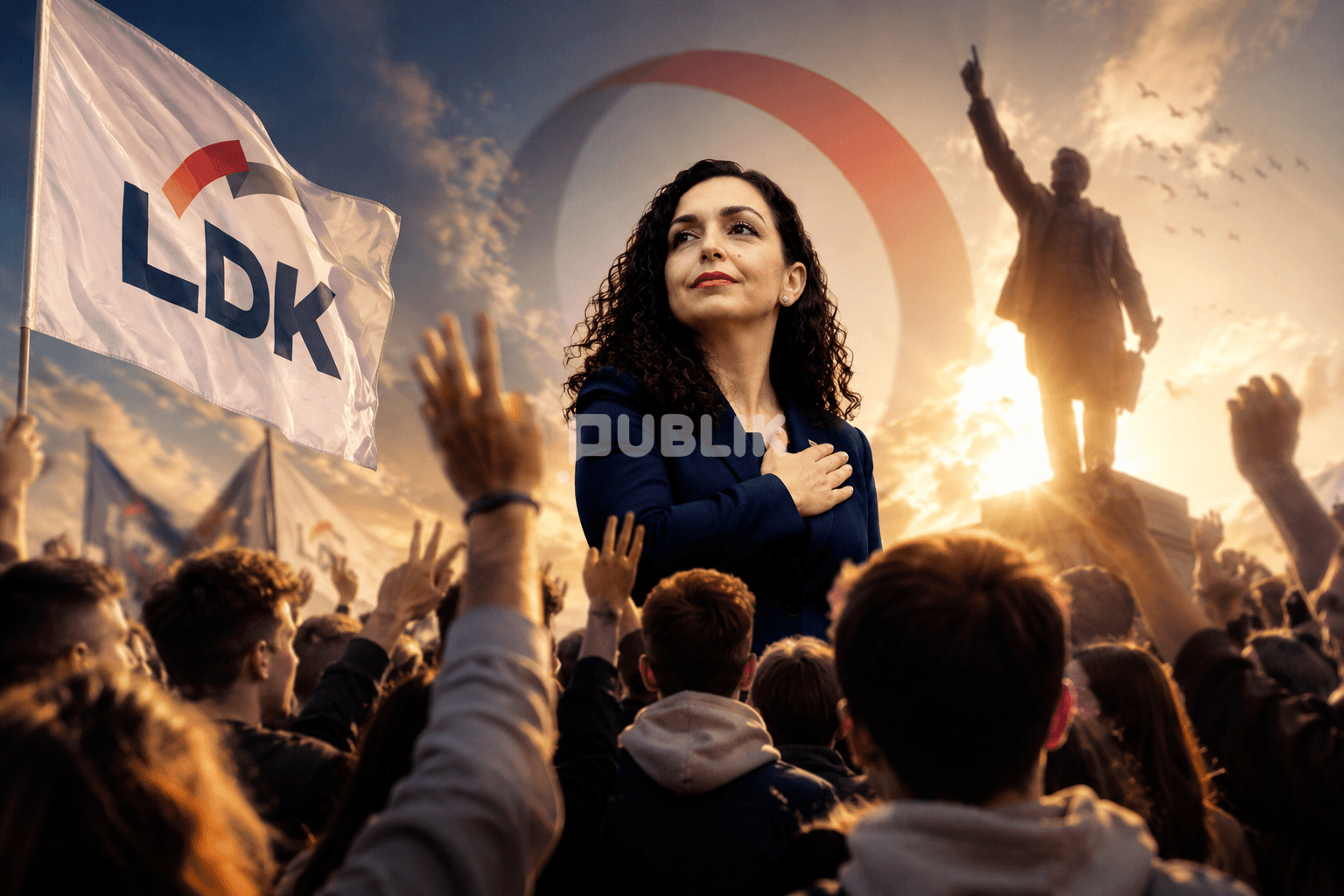 Rikthimi i bujshëm në LDK, Studentët e Dhjetorit mbështesin Vjosa Osmanin