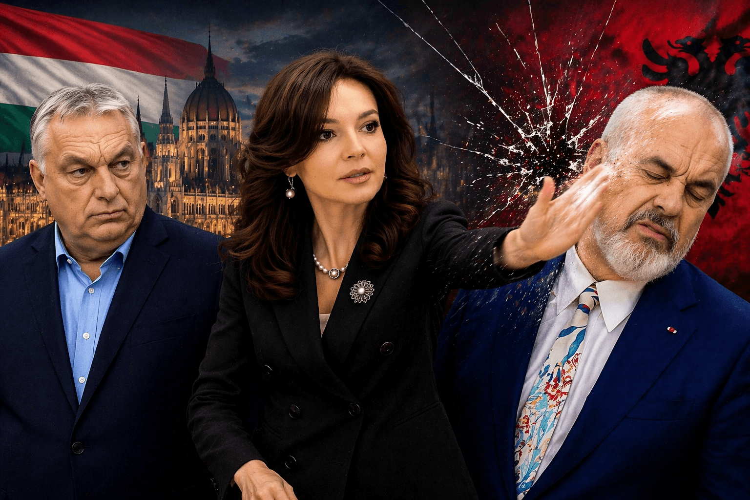 Humbja e Viktor Orban, Elisa Spiropali “shuplakë” Edi Ramës