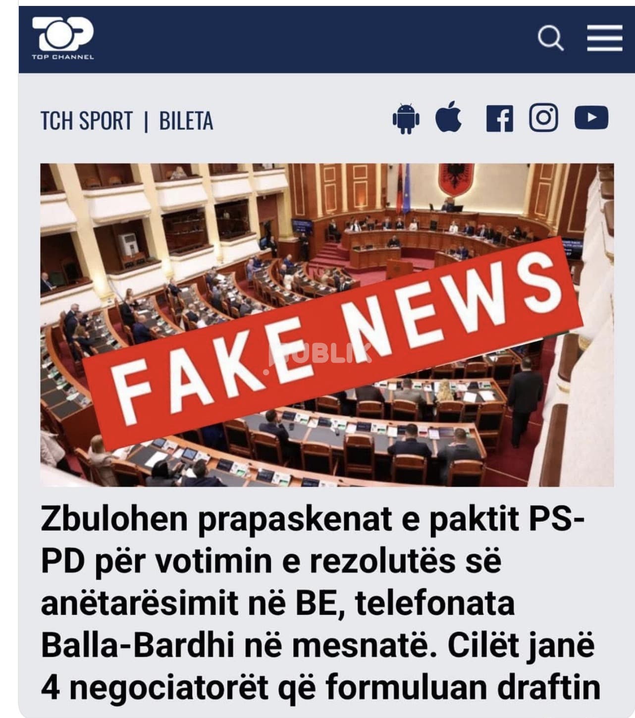 Bardhi përgënjeshtron Top Channel: “Asnjë telefonatë me Ballën